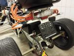 E-Streetquad Motor and controller covered up, rear lights attached